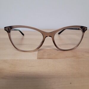 Tom Ford Sunglasses Womens 52-16 Brown Tortoise Cat Eye TF5636-B 045 Frames Only